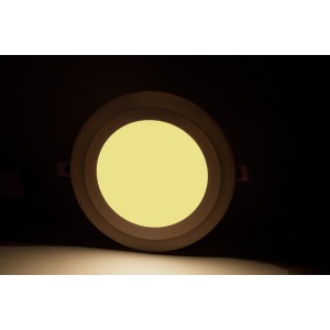 24+12W Renkli Panel Led Armatür DIŞ MAVİ- İÇ 3000K 24+12W Renkli Panel Led Armatür DIŞ MAVİ- İÇ 3000K