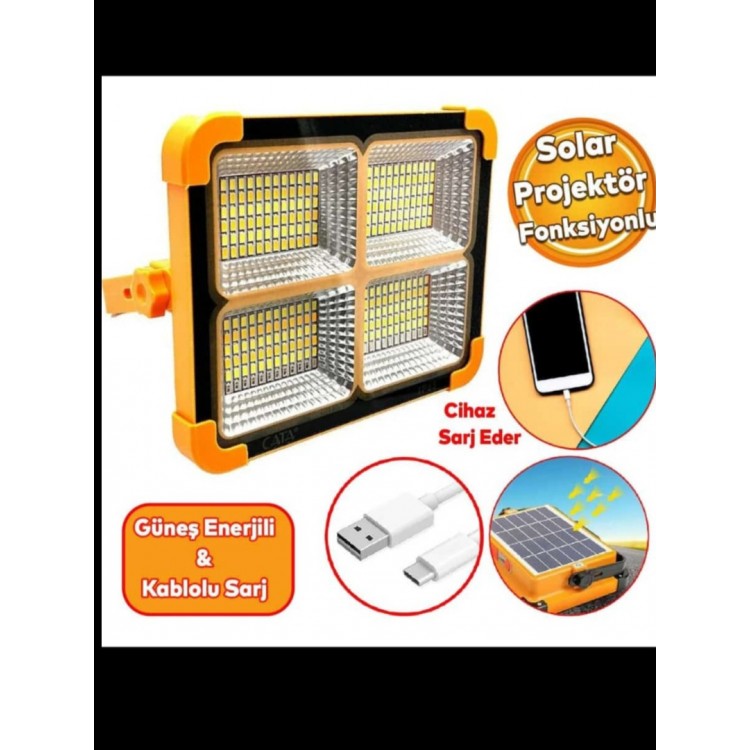 200w solar cakarlı projektör 